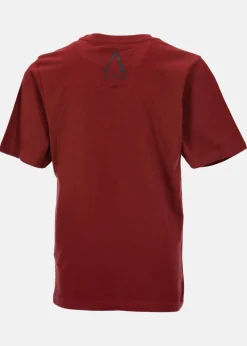 Best Slade Check Tee JR Burgundy