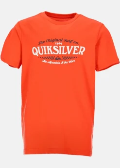 Discount Quiksilver CHECKONIT B TEES BYJ0 CHERRY TOMATO