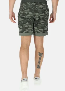 Online Seaside Chino Shorts Green Camouflage