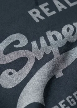 Hot Superdry CLASSIC VL GRAPHIC SWEATSHIRT Eclipse Navy