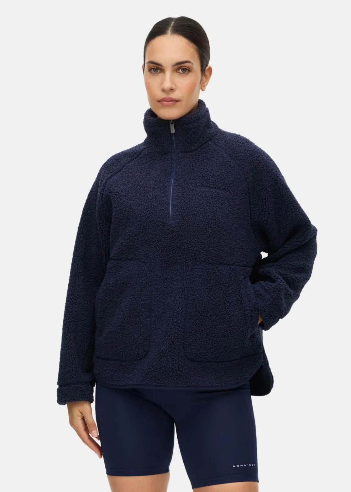 Sale Röhnisch Cloud Pile Anorak Indigo