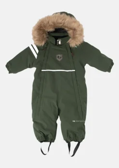 Outlet Lindberg COLDEN WINTER BABY OVERALL GREEN