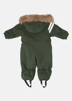 Outlet Lindberg COLDEN WINTER BABY OVERALL GREEN