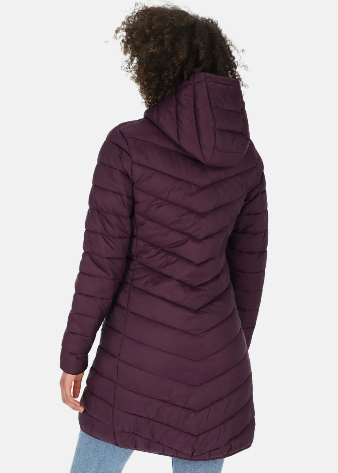 Best X-trail Colorado Lightweight Hooded Coat W Burgundy