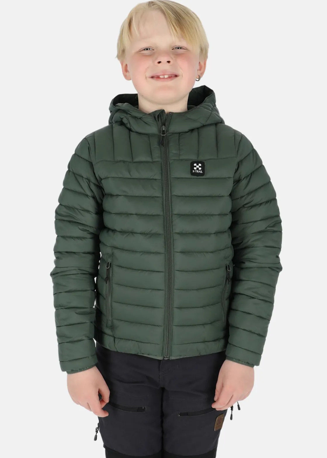Clearance X-trail Colorado Lightweight Hooded Jacket JR Olive