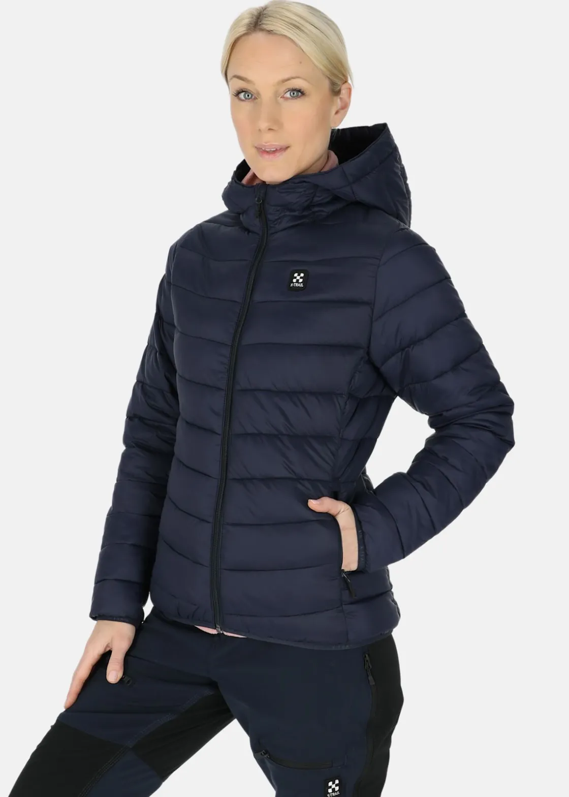 X-trail Colorado Lightweight Hooded Jacket W Dk. Navy