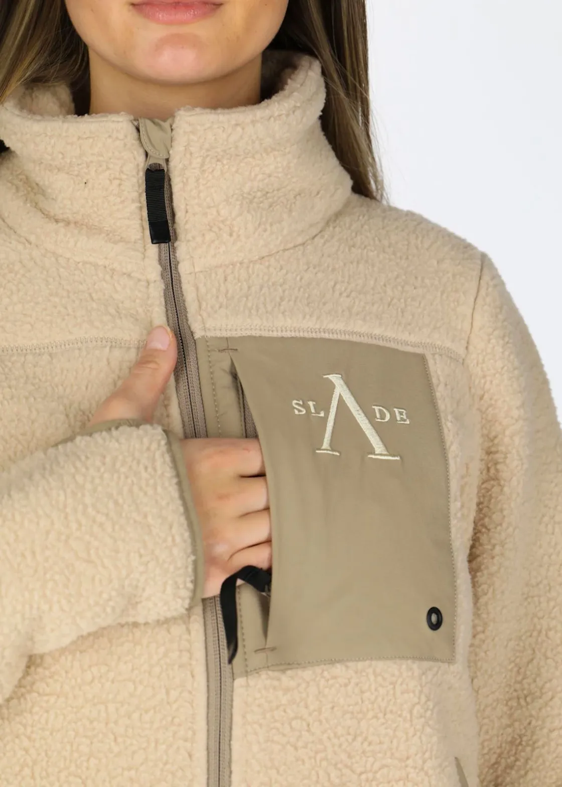 Slade Colorado Pile Coat W Sand