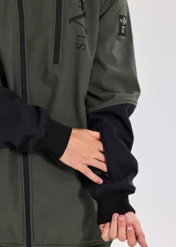 Sale Slade Colorado Softshell Jacket Olive/Black