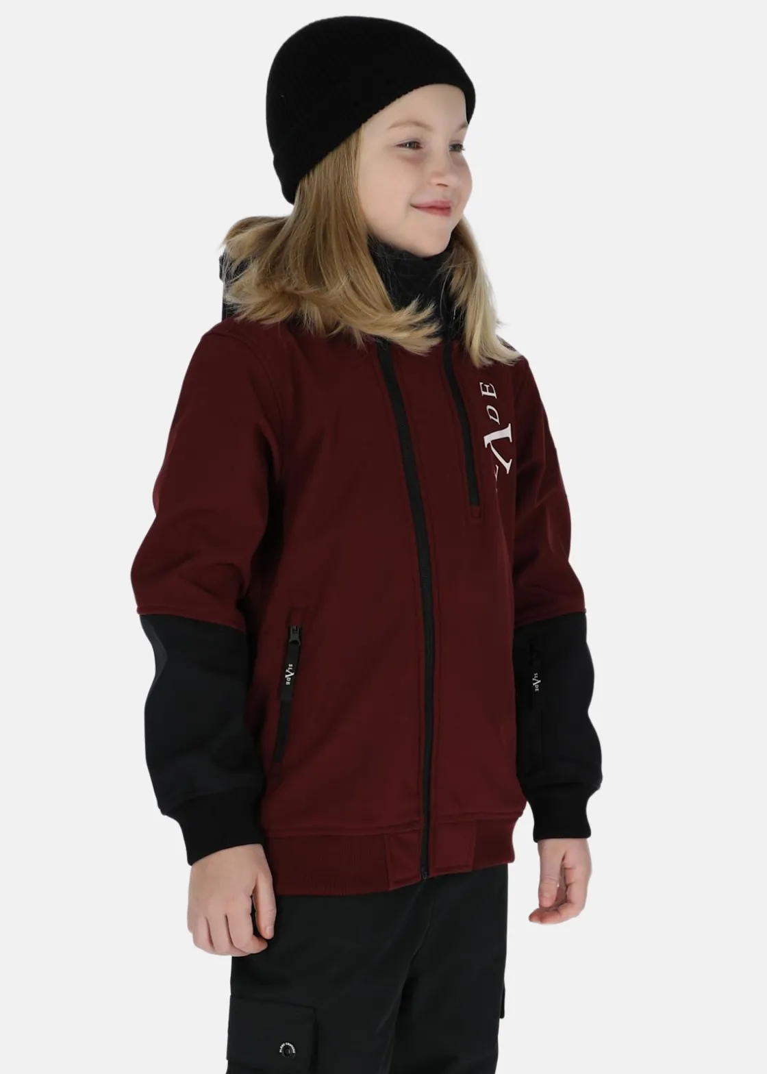 Hot Slade Colorado Softshell Jacket JR Burgundy/Black