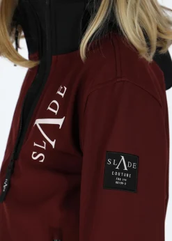 Hot Slade Colorado Softshell Jacket JR Burgundy/Black