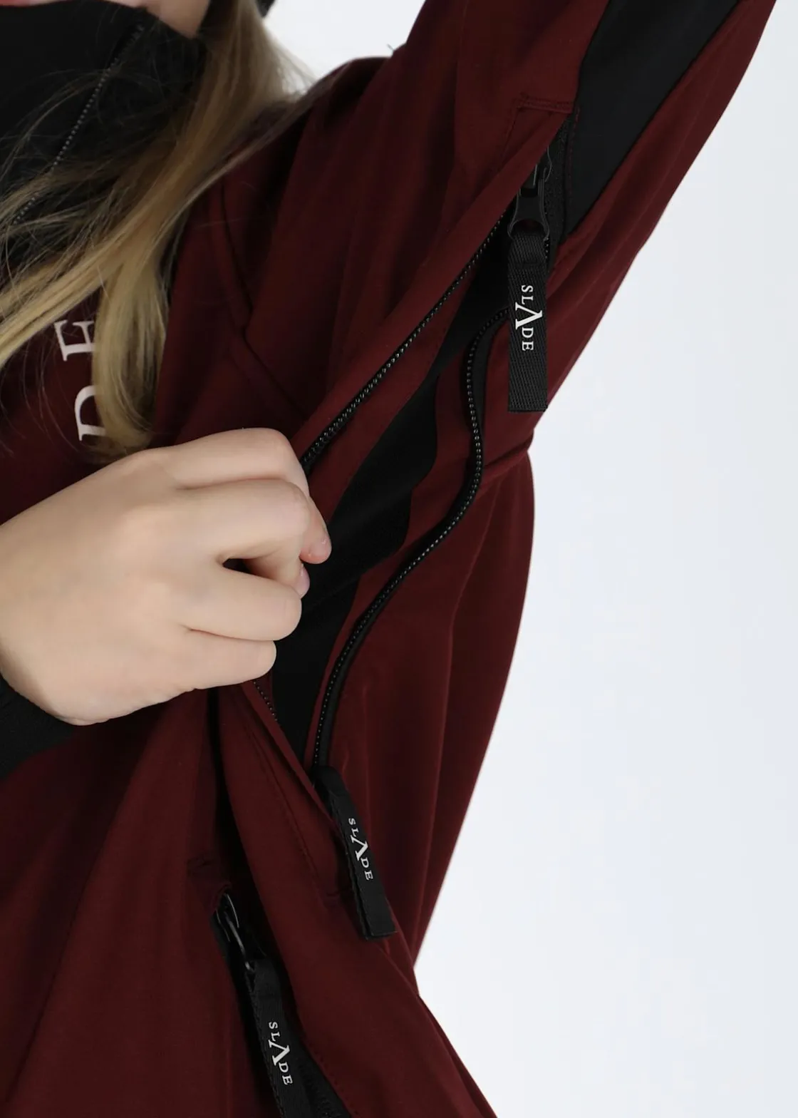 Hot Slade Colorado Softshell Jacket JR Burgundy/Black
