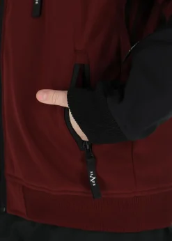 Hot Slade Colorado Softshell Jacket JR Burgundy/Black