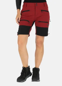 Discount X-trail Colorado Stretch Shorts W Dk.Burgundy/Black