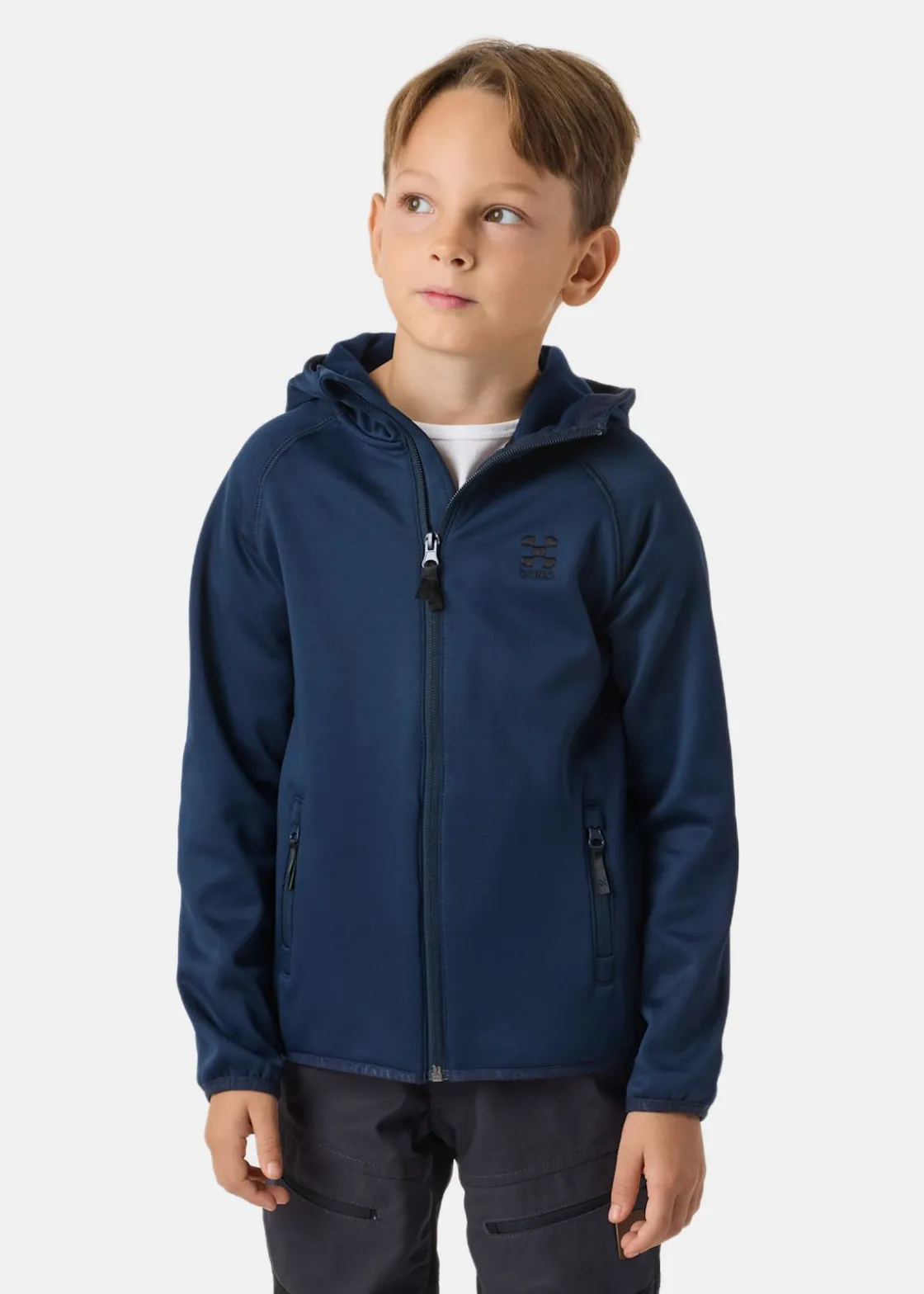 Outlet X-trail Colorado Stretch Zip Hood JR II Dk. Navy