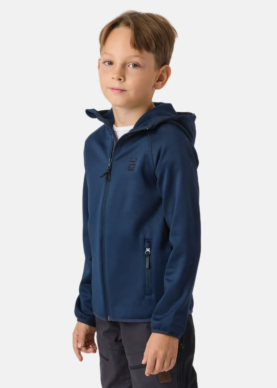 Outlet X-trail Colorado Stretch Zip Hood JR II Dk. Navy