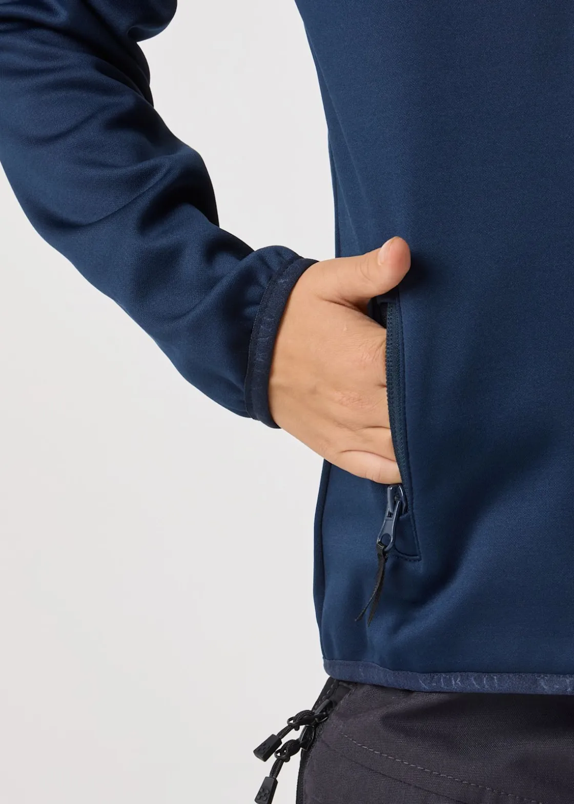 Outlet X-trail Colorado Stretch Zip Hood JR II Dk. Navy