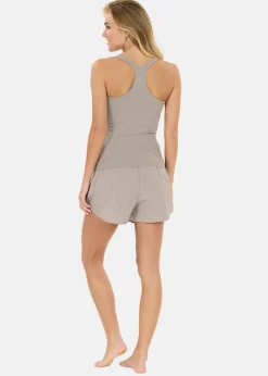 Clearance Athlecia Connie W Padded Sports Bra Top Light Heather