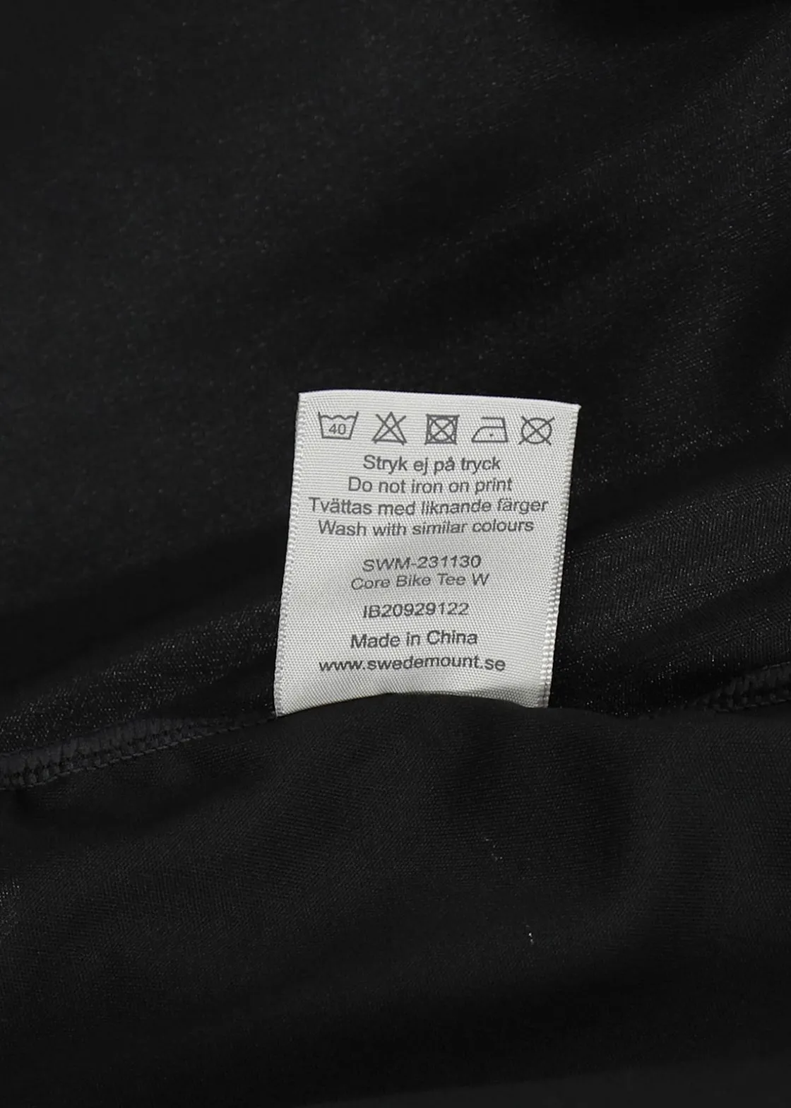 Outlet Swedemount Core Bike Tee W Black/Reflective