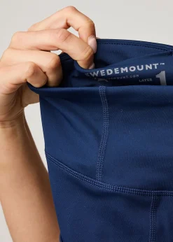 Sale Swedemount Core Pocket Tights Long W Midnight Blue