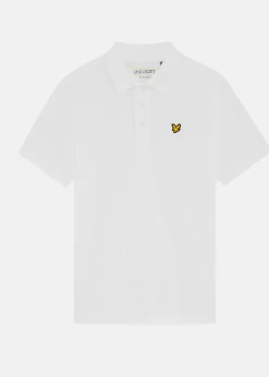 Discount Lyle&scott Core sports polo White