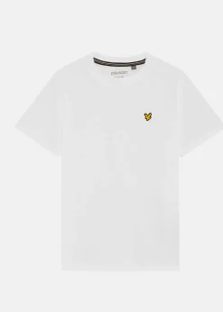 Online Lyle&scott Core Sports T-shirt White