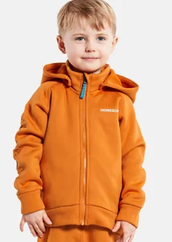 Online Didriksons CORIN KIDS FULLZIP 4 Burnt glow
