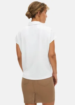 New Röhnisch Corinne loose poloshirt White