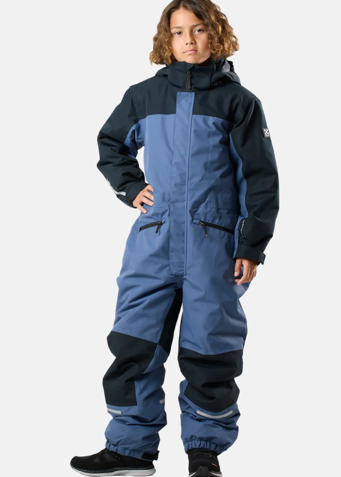 Hot X-trail Cortina Ski Overall JR Steel Blue/Black