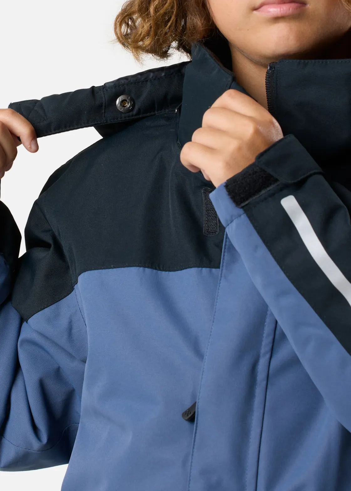 Hot X-trail Cortina Ski Overall JR Steel Blue/Black