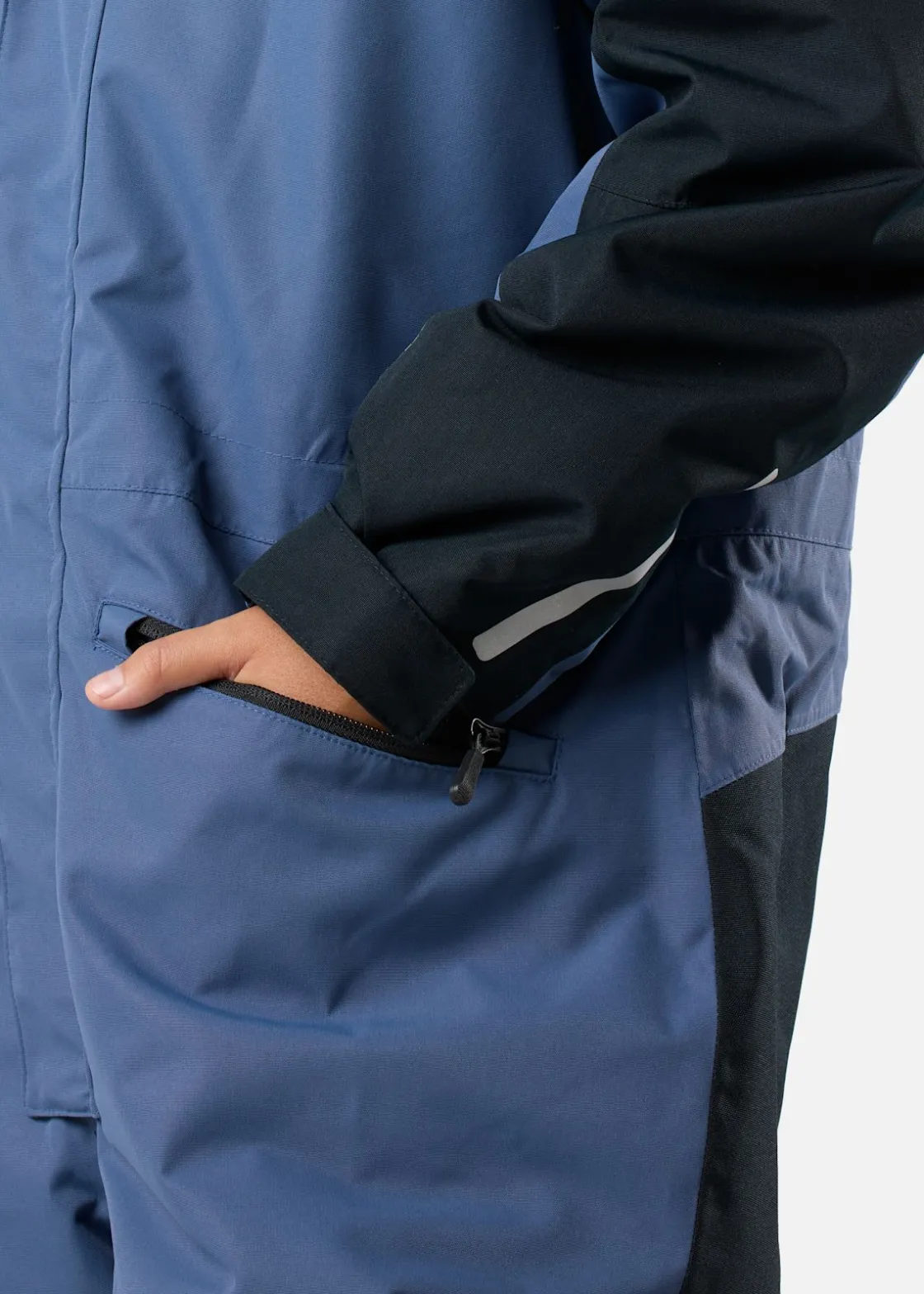 Hot X-trail Cortina Ski Overall JR Steel Blue/Black