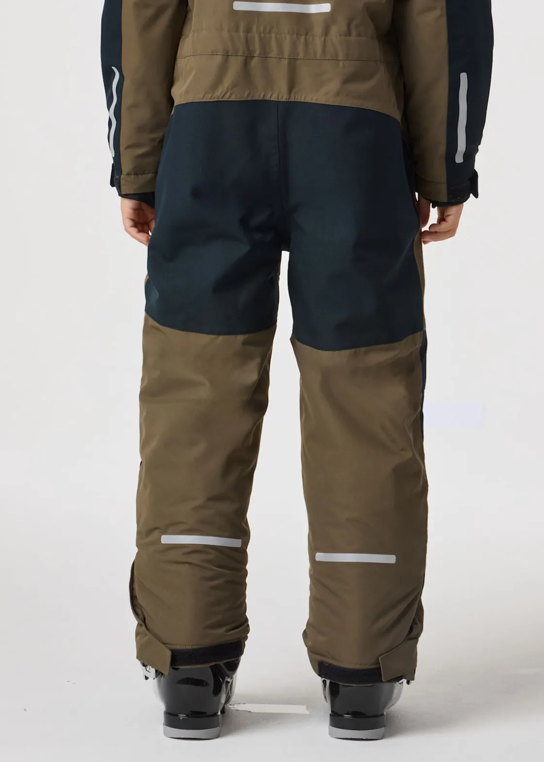 Discount X-trail Cortina Ski Overall JR Dusty Olive/Black