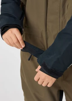 Discount X-trail Cortina Ski Overall JR Dusty Olive/Black