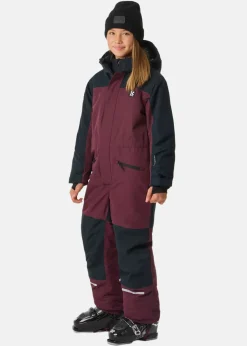Outlet X-trail Cortina Ski Overall JR Burgundy/Black
