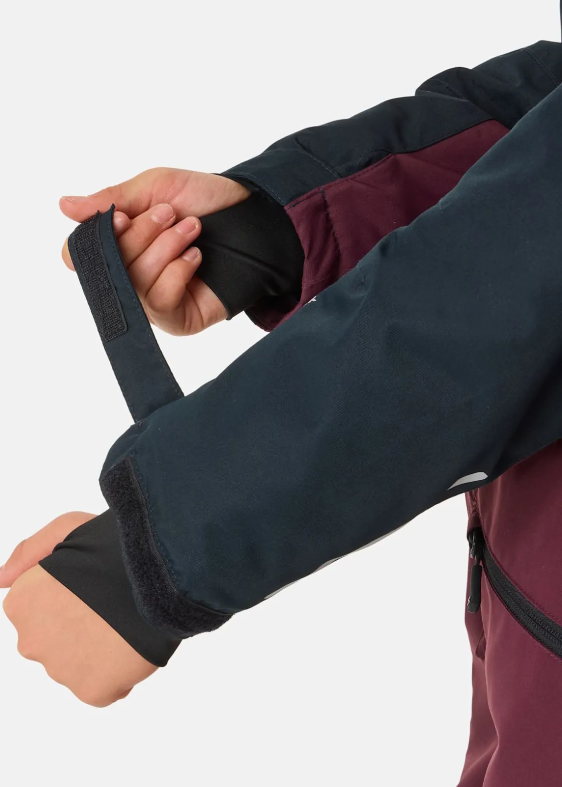 Outlet X-trail Cortina Ski Overall JR Burgundy/Black