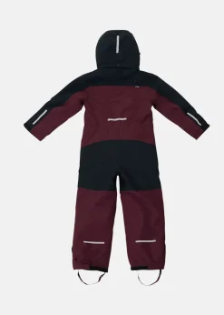 Outlet X-trail Cortina Ski Overall JR Burgundy/Black