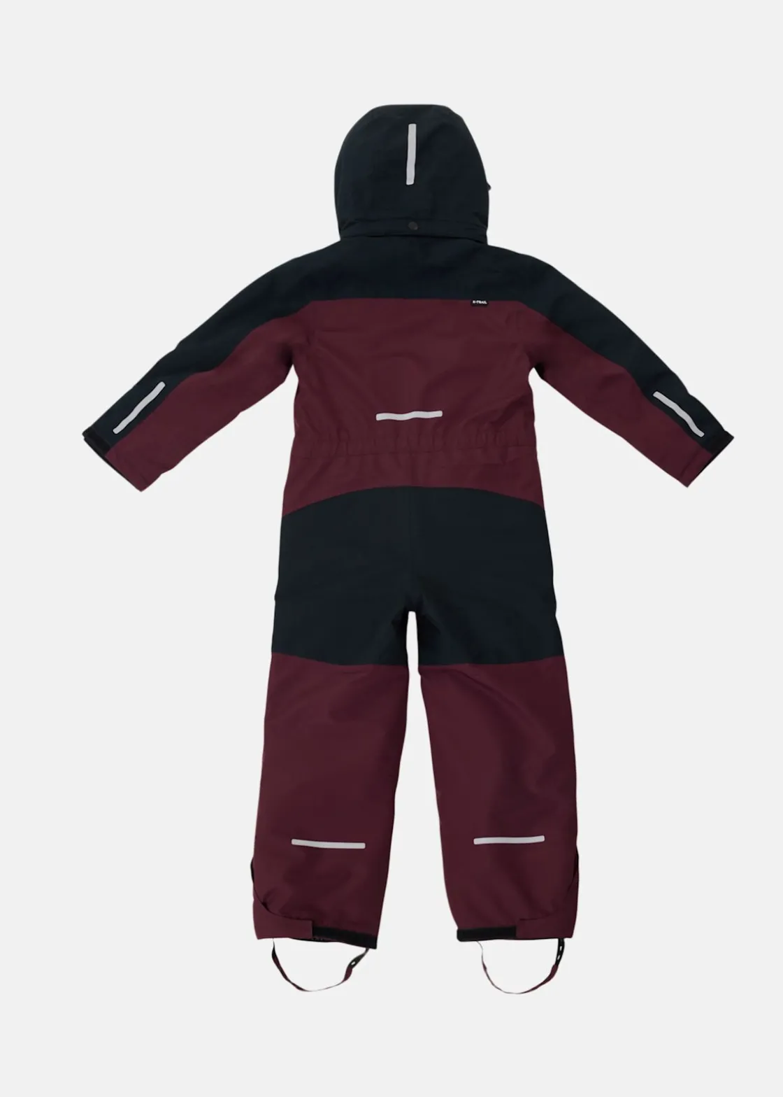 Outlet X-trail Cortina Ski Overall JR Burgundy/Black