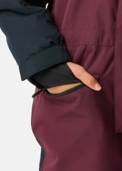 Outlet X-trail Cortina Ski Overall JR Burgundy/Black