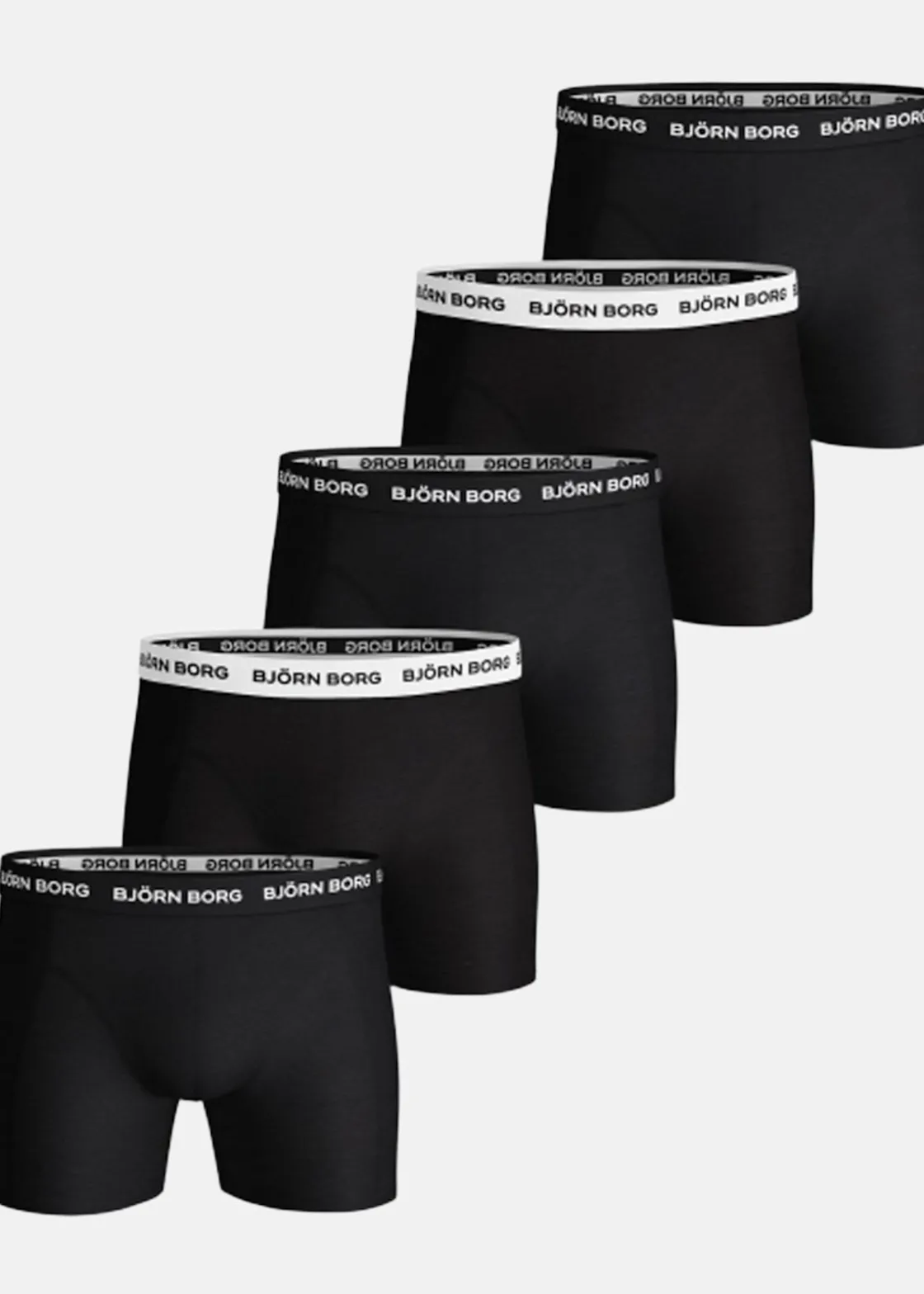 Best Björn Borg COTTON STRETCH BOXER 5p Blacker