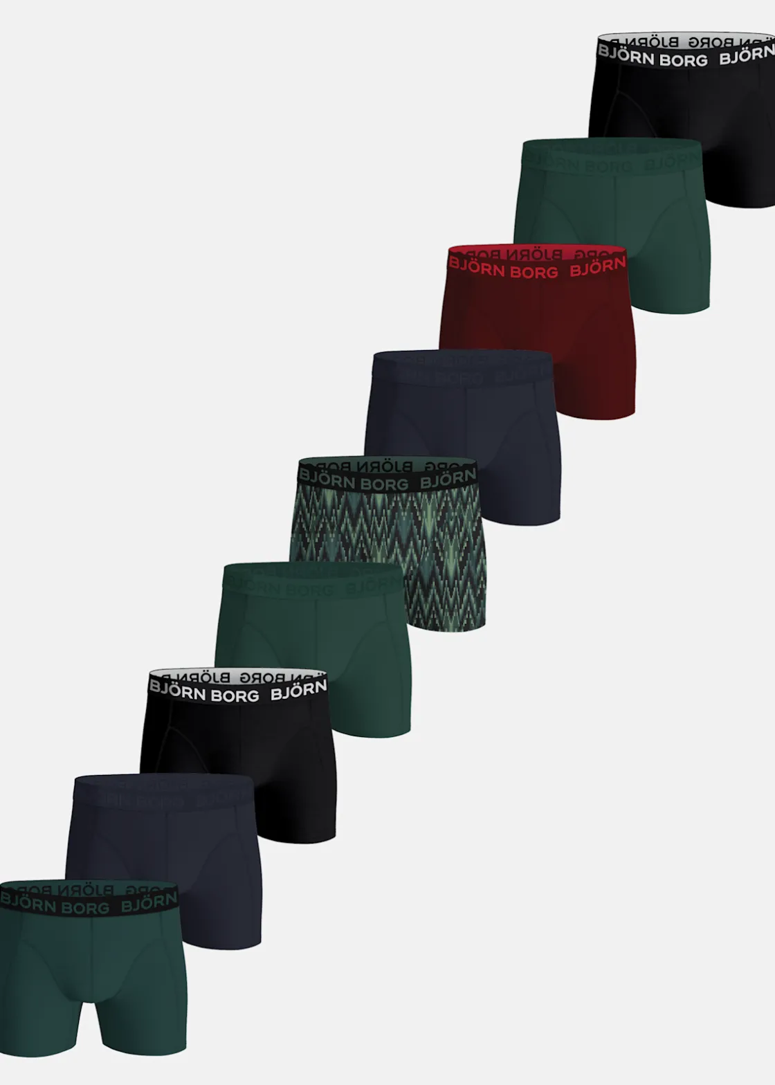 Hot Björn Borg COTTON STRETCH BOXER 9p MULTIPACK 1