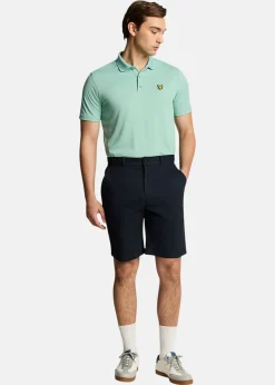 Clearance Lyle&scott Course Stretch Chino Shorts Dark Navy