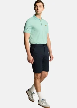 Clearance Lyle&scott Course Stretch Chino Shorts Dark Navy