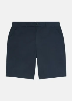 Clearance Lyle&scott Course Stretch Chino Shorts Dark Navy