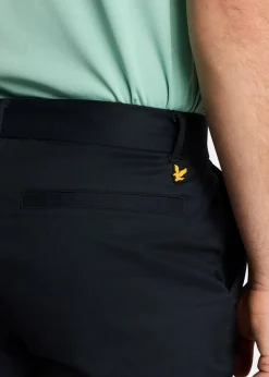 Clearance Lyle&scott Course Stretch Chino Shorts Dark Navy
