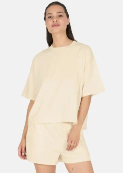 Outlet Athlecia Crecy W S/S Tee Whisper White