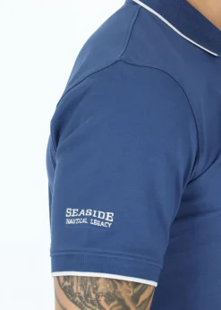 Sale Seaside Crew Piké Sea Blue