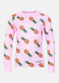 Blount & Pool Crewneck L/S Baselayer JR Pink Pineapple