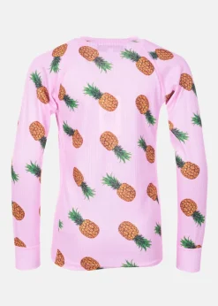 Blount & Pool Crewneck L/S Baselayer JR Pink Pineapple