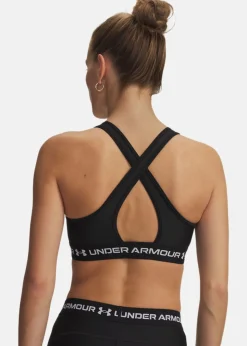 Online Under Armour Crossback Mid Bra Ultimate Black