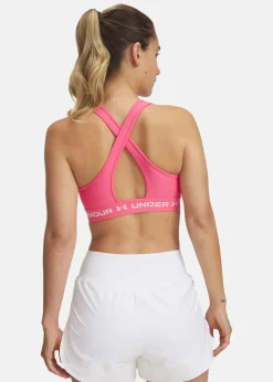 Online Under Armour Crossback Mid Bra Super Pink