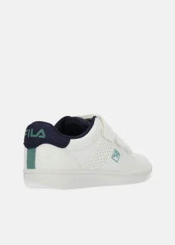 Clearance Fila CROSSCOURT 2 NT velcro kids White-Medieval Blue